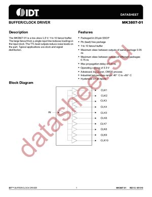 MK3807-01RILFTR datasheet  